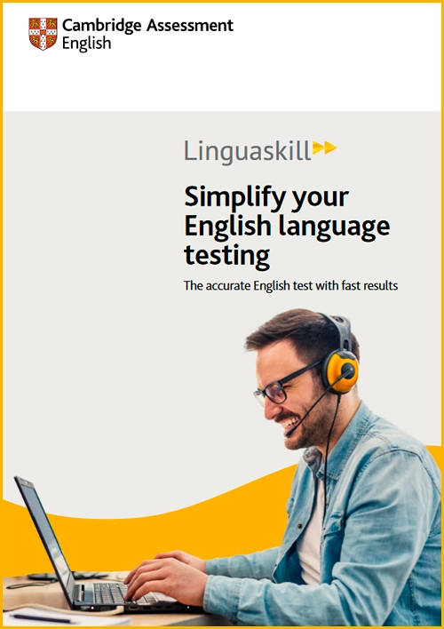 Linguaskill Online Anywhere/Anytime from Home/Office - 4 Skills 95 GBP